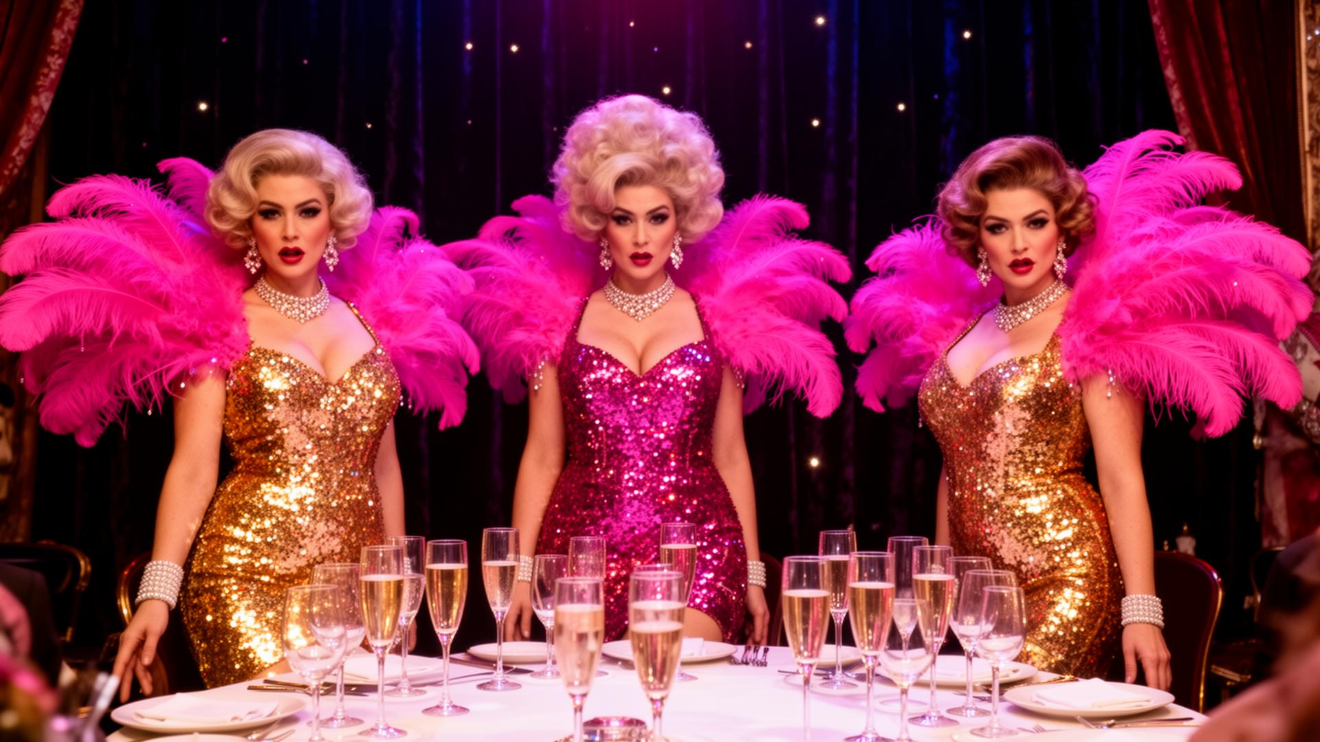 Funny Girls Blackpool cabaret stage